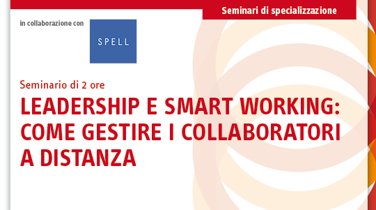 Immagine Leadership e smart working: come gestire i collaboratori a distanza | Euroconference